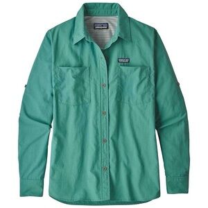 Patagonia Long Sleeve Anchor Bay Button Down Shirt
